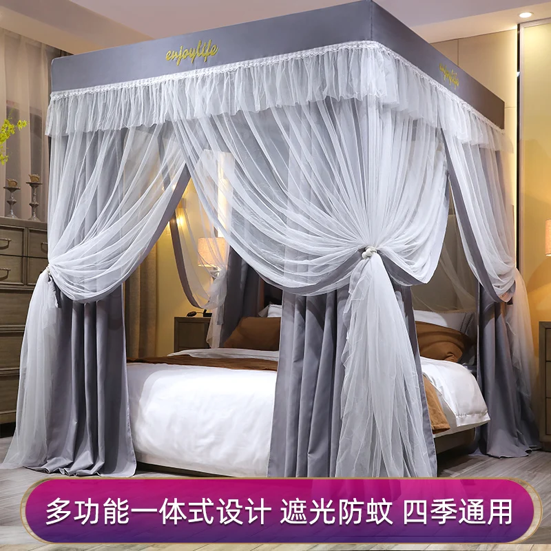 

Living Curtains Green Mosquito Net Shelter Bed Insect Screen Lace Curtains Up Family Tent Decoration Mosquitera Bedding EH50MN