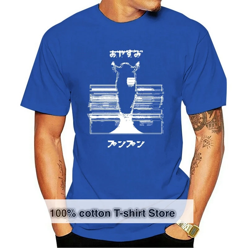 

Swag T Shirt For Men Slim Fit Glitch Oyasumi Punpun BLACK T-shirts Father Day Tops Tees Funny 100% Cotton Youth Hip Hop TShirt