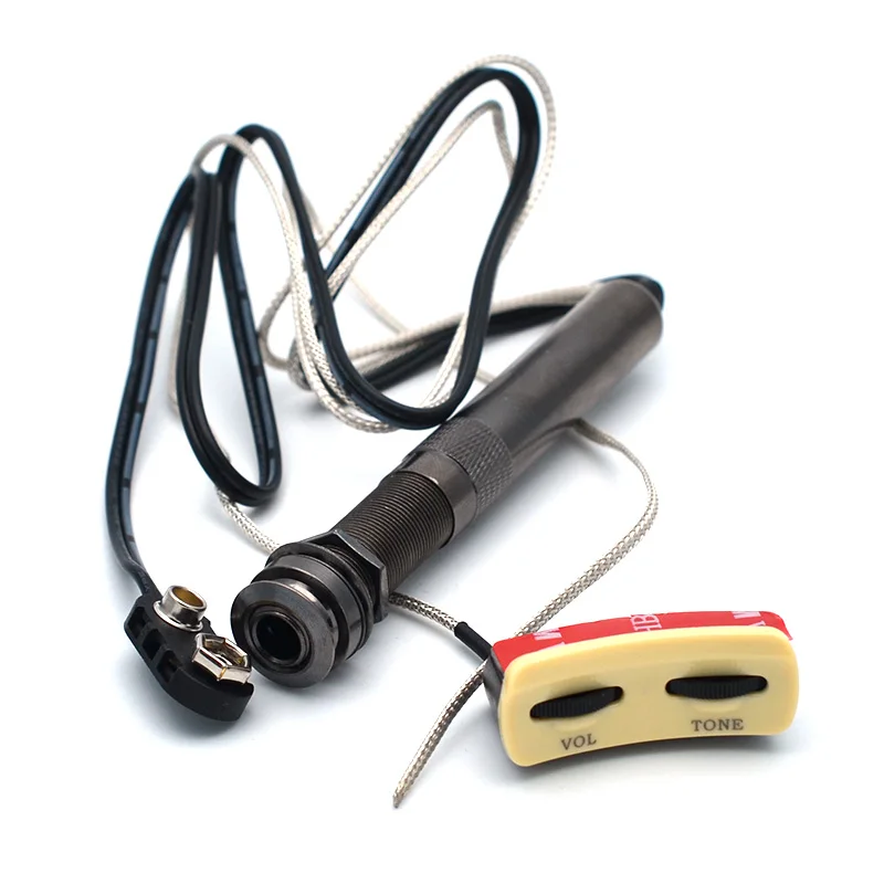 A-201 Pen Style Microphone Sound Hole Adjustable Pickup with Sensitive Silver Pizo for Acoustic Folk Guitar | Спорт и развлечения
