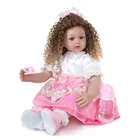 Огромная Кукла Реборн, набивная детская одежда, 24 дюйма, Подарочная игрушка принцессы