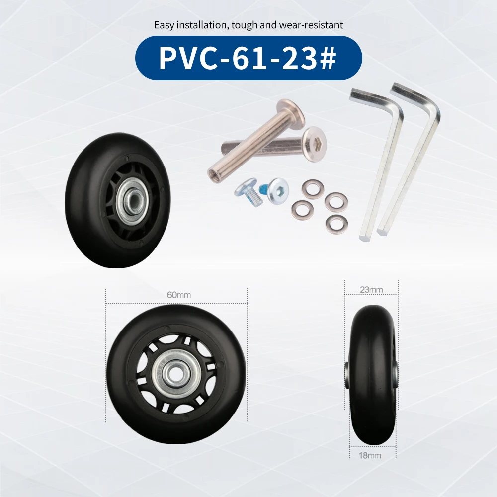 TANGYIPIN PVC-61-23 Чемодан Колеса Тележка коробка аксессуары для путешествий чемодан