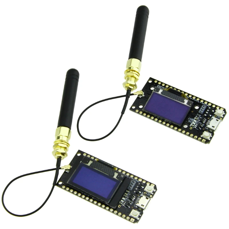 2 шт. LORA32 868 МГц SX1276 ESP32 oled дисплей Bluetooth WIFI Lora Development Board|Беспроводные модули| |