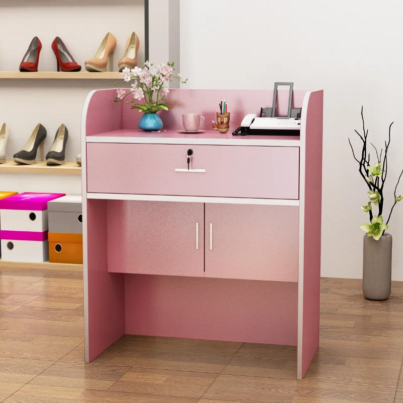 

Bar table cash register small counter simple modern supermarket convenience store clothing store barber shop reception desk