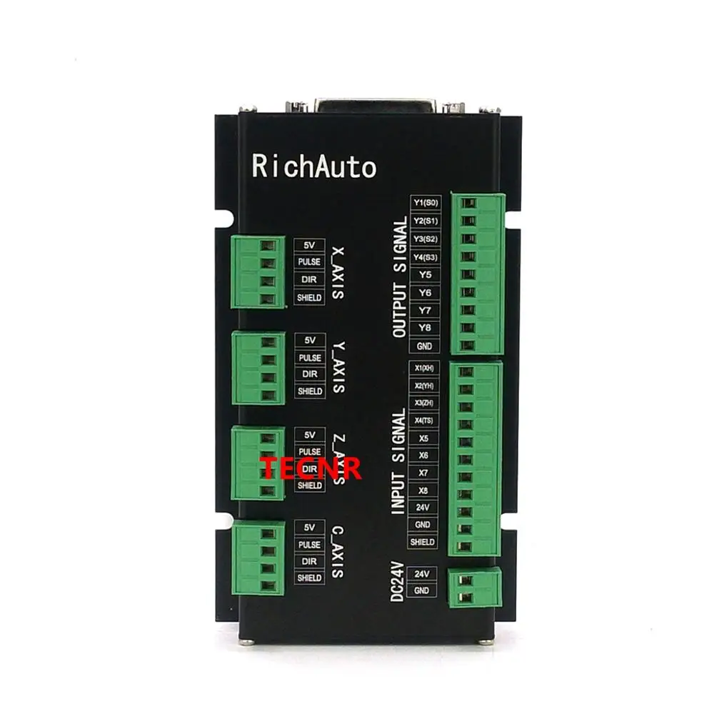 4 осевой контроллер ЧПУ RichAuto DSP B18 B18S B18E USB соединение система контроля движения