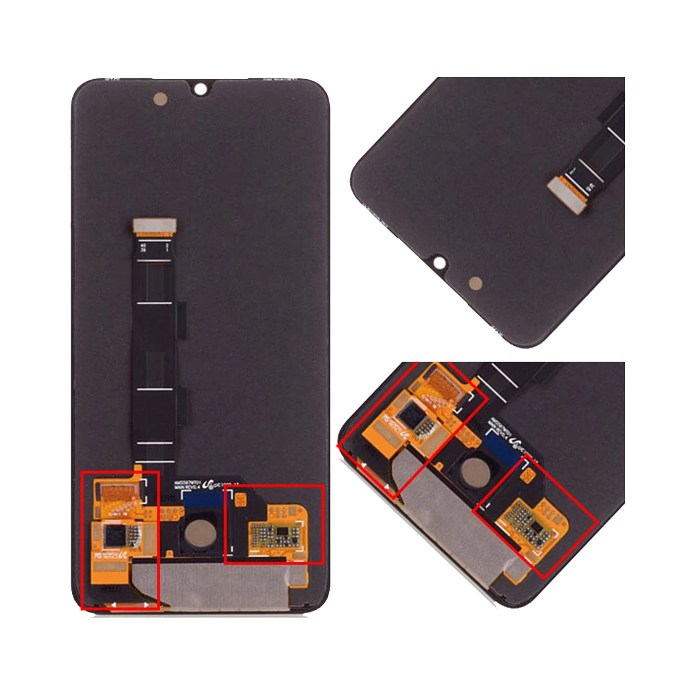 ORIGINAL For XIAOMI MI 9 SE LCD Touch Screen Digitizer Assembly For Xiaomi Mi9 SE Display with Fingerprint Frame Replacement 9Se