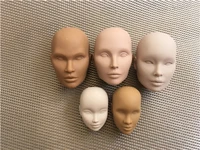 quality fr it doll bald heads original bald heads diy painting doll parts collection doll toy white black lady man doll toy