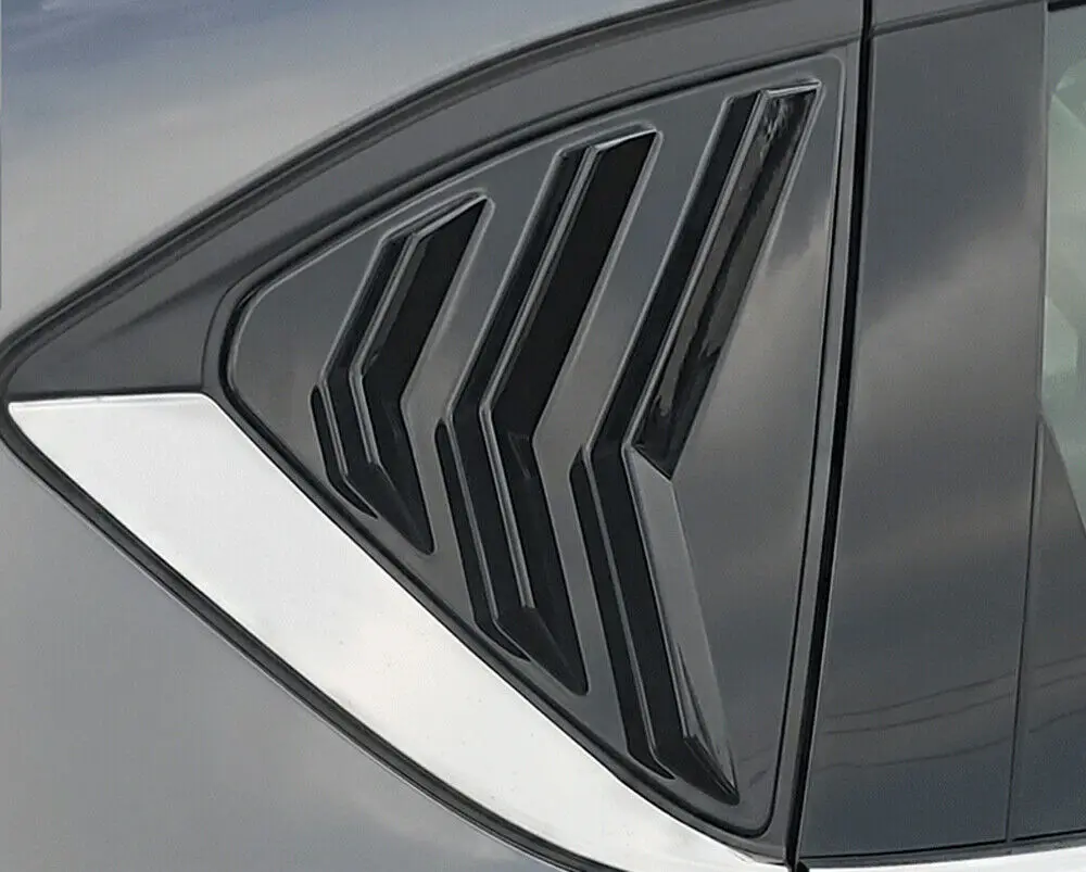 

2Pcs Car Auto Rear Window Shutter Louver Cover Trim Styling Fit for Mazda CX-5 2017 2018 2019 2020