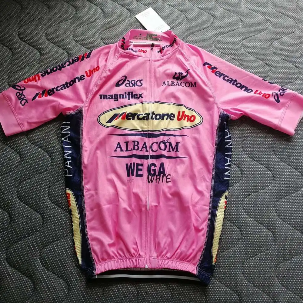 Велосипедная футболка Legend Marco Pantani team pro italia с лазерным вырезом летняя