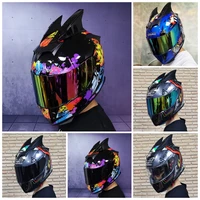 helmet motorcycle motocross helmets double lens racing safety full face helmet moto helmet capacete de casque moto