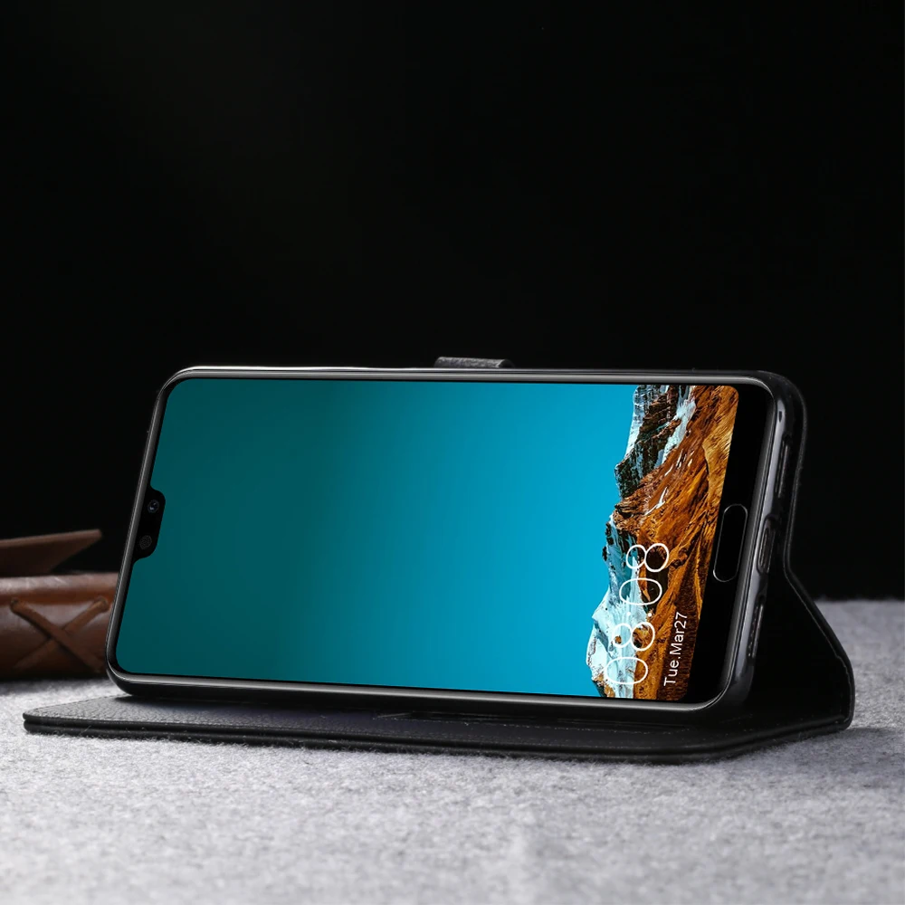 L FADNUT для Huawei P20 Lite чехол P30 Pro деловой винтажный Магнитный кошелек откидная