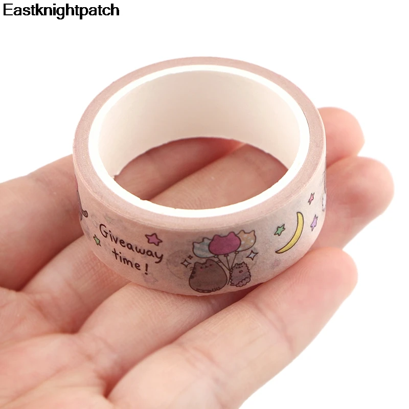 Kawaii Кот Панк DIY Подарочная книга маскирующая Васи бумажная лента декоративная