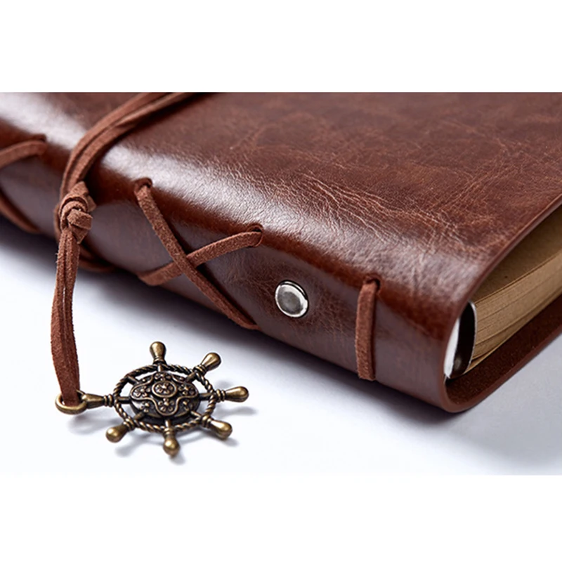 Журнал для Путешествий Кожаный винтажный блокнот ручной работы кожаный мужчин и