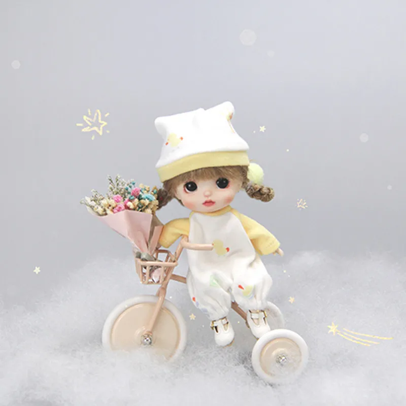 

Aizulhomey Circus Clown Rat Mental Tricycle Mouse Dollhouse Furniture 1/12 1/8 GSC BJD Blyth OB11 Lol Doll Accessories Baby Toys