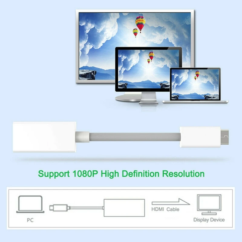 Мини DVI папа HDMI Женский Кабель адаптер монитор видео конвертер 1080P для Pro Air IMac |