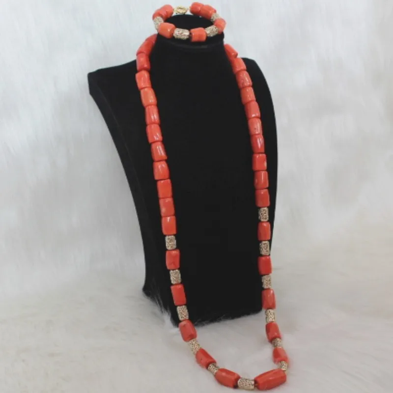 4UJewelry Африканский Свадебный комплект ювелирных изделий жениха один слой