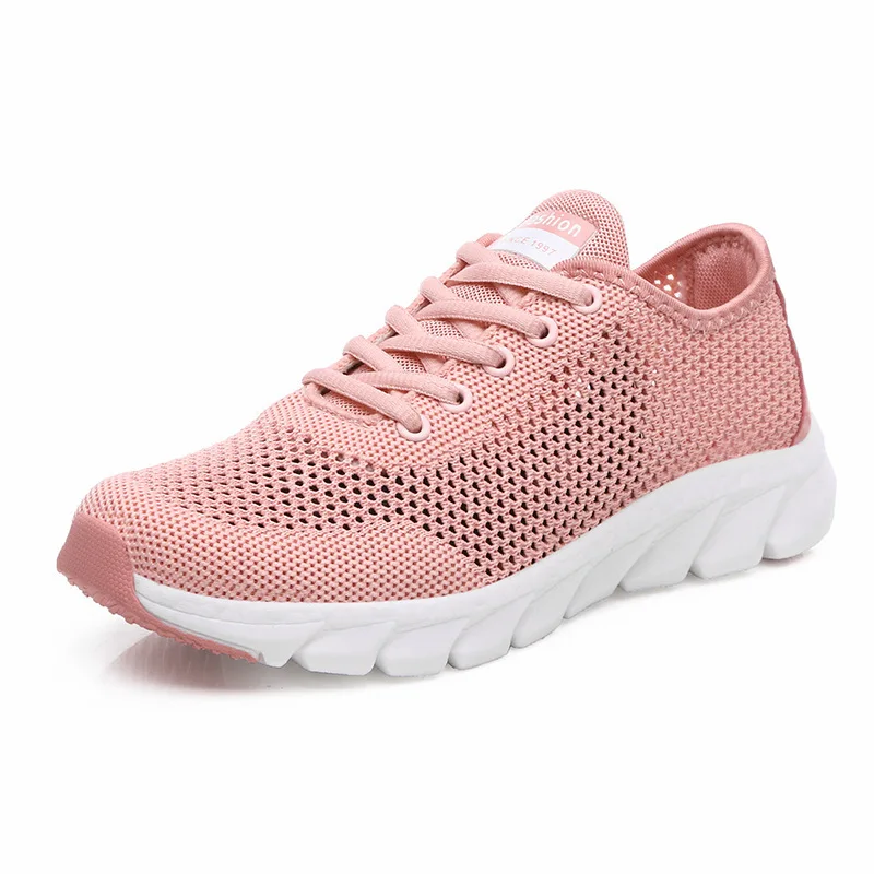 

Casual Sneakers Women Mesh Breathabl Flat Shoes Woman Trainers Sport Platform Lightweight Running Shoes for Women Tenis De Mujer