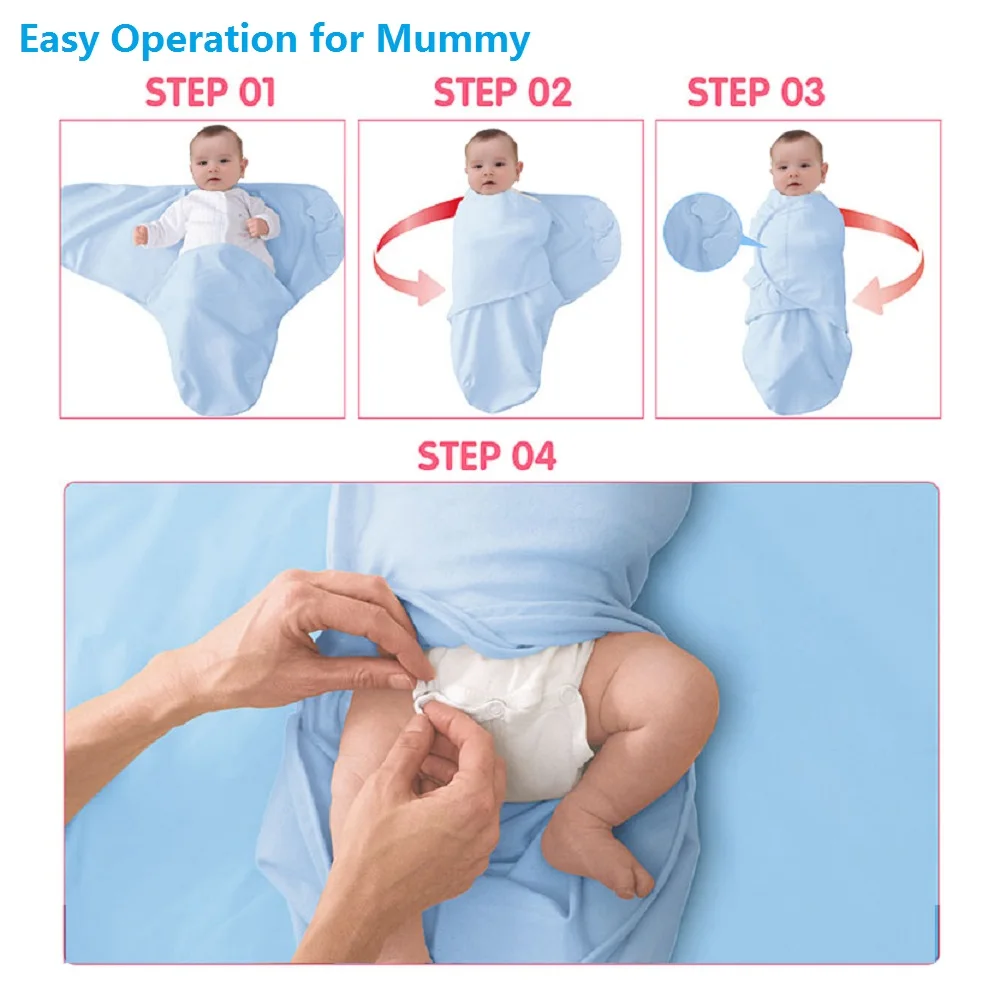 

Combed Cotton 2pcs a Set Baby Swaddle Blanket + Cap Newborn Infant Swaddling Wrap Baby Clothing Babe Girl Boy Receiving Blanket