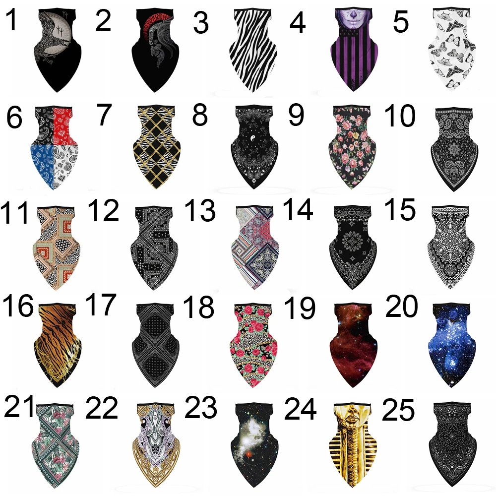 Уличная велосипедная маска для лица и шеи Балаклава разнообразный Регулируемый