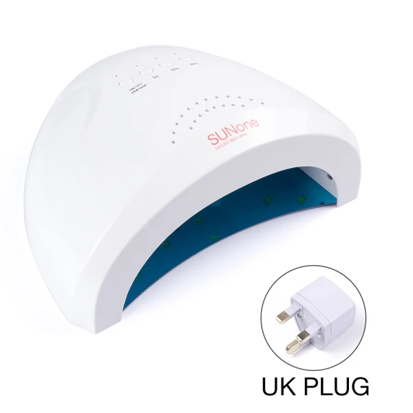 UK Plug ForeverLily 24 вт/48 вт светодиодный уф-светильник сушилка для ногтей гель-лак сушилка для ногтей гель отверждения ногтей художественная живопись салонные инструменты - Цвет: UK Plug