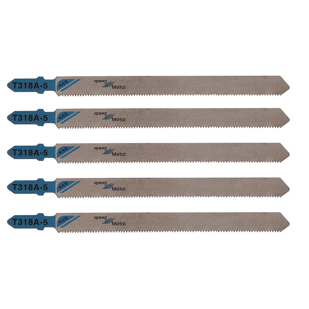

Equipment Jigsaw Blade Repair Cutter Tool Parts 5PCS T318A HCS For Metal