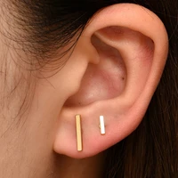 creative personality geometry shape stud earrings for women