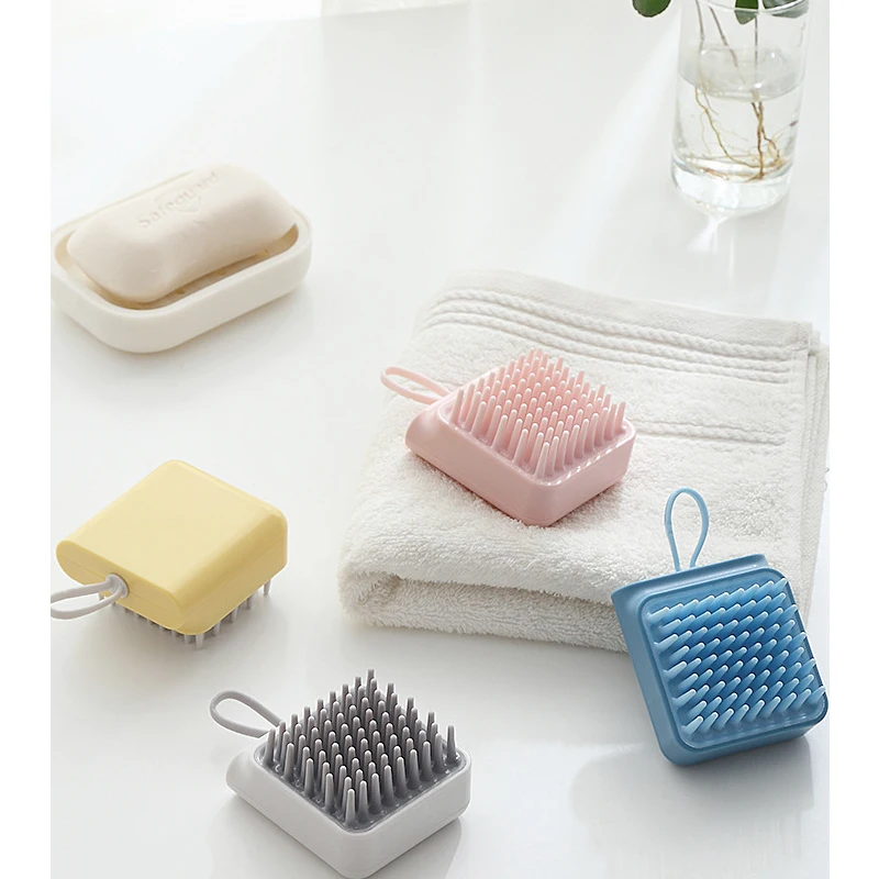 

2021 Hot Pet Dog Comb Cat Massage Brush Take Bath Comfort Rubber Brush for Small Medium Large Dogs Combing Grooming Supplies