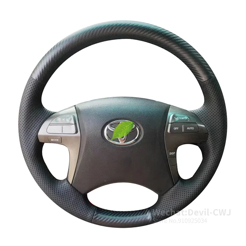 

Alcantara leather steering wheel cover For Toyota 2009 2010 2011 2012 2013 Highlander 2014 car interior accessories Parts