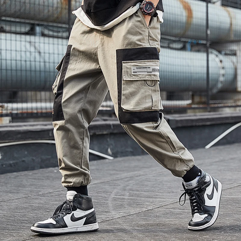 

Mens Pants Trousers Men Spring New Hip Hop Ankle-Length Pants Sweatpants Casual Street Wear Plus Size Fashion Pants For Men
