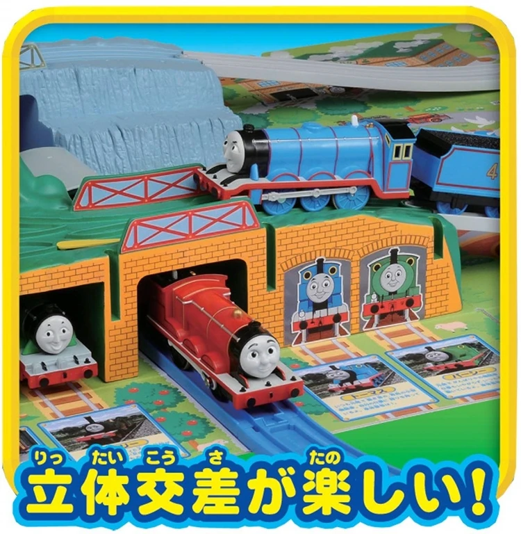 Takara Tomy tomica Plarail двигатель танка выход твердая карта модель комплект литья под