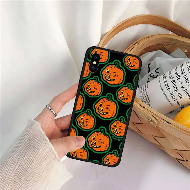 

Cute pumpkin happy halloween Phone Case for iPhone 11 12 pro XS MAX 8 7 6 6S Plus X 5S SE 2020 XR
