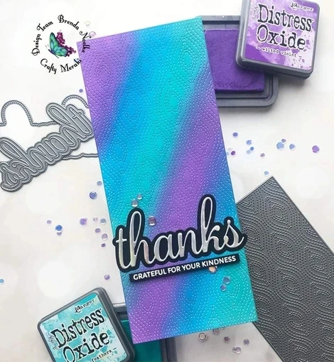 Металлические штампы Slimline для скрапбукинга бумаги | Дом и сад