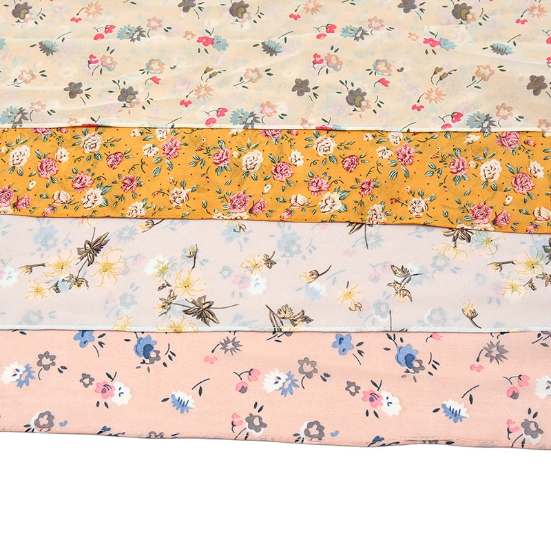 Новое поступление плиссированный цветочный шифоновый шарф шали большой размер