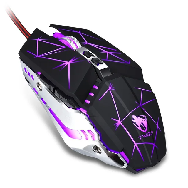 Star Black Профессиональная игровая мышь 3200 dpi светодиодный оптический USB Проводная компьютерная мышь геймерские мыши эргономичная игровая мышь Mause для ПК ноутбука - Цвет: Star Black