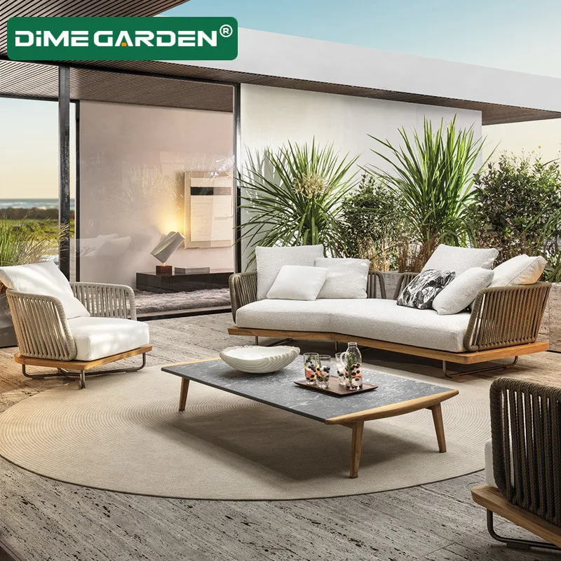 

Уличная мебель в скандинавском стиле, диван, Круглый Чайный Столик, стул для отдыха, загара, двор, сад, дерево, для ленивых людей