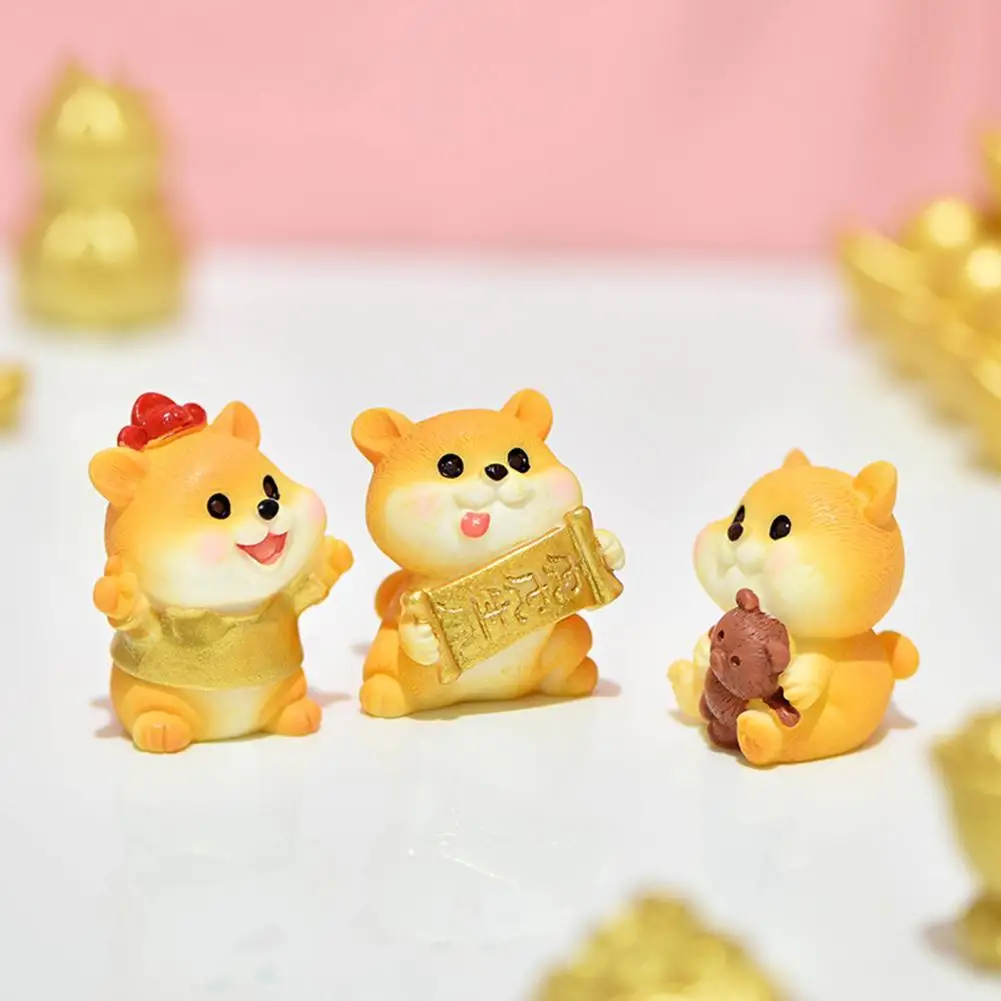 

Cute Miniatures Dog Widely Applied Adorable Dog Figurine DIY Garden Decorations Miniature Dog for Bonsai Dog Ornament