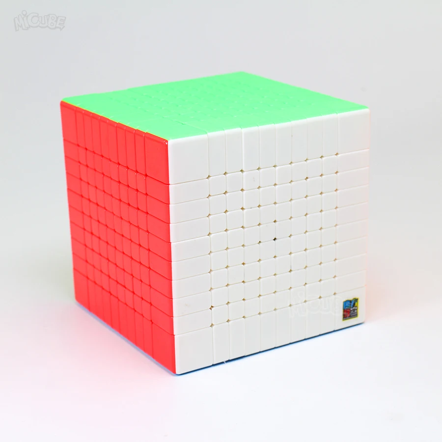 Moyu Yuhu Meilong 10x10x10 кубик без наклеек матовая поверхность 10x10 Magic Скорость куб головоломка 10 слоев Cubo развивающая игрушка