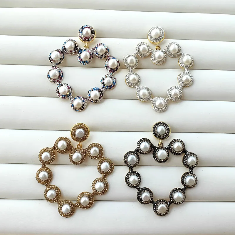 4 пары детских носков нового дизайна жемчуг серьги ювелирное изделие проложить