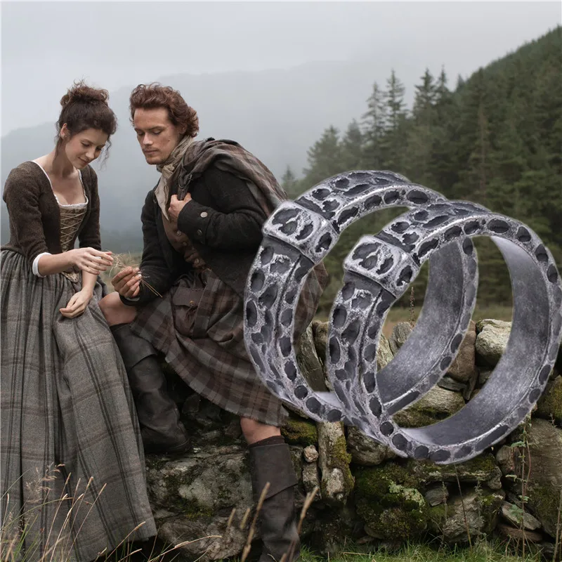 Outlander кольцо косплей костюмы реквизит Клэр Рэндалл Джейми Фрейзер старинное