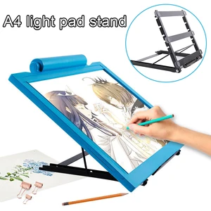 new light pad stand 6 level adjustable light box tablet stand holder for a4 led tracing box diamond painting tools accessories free global shipping
