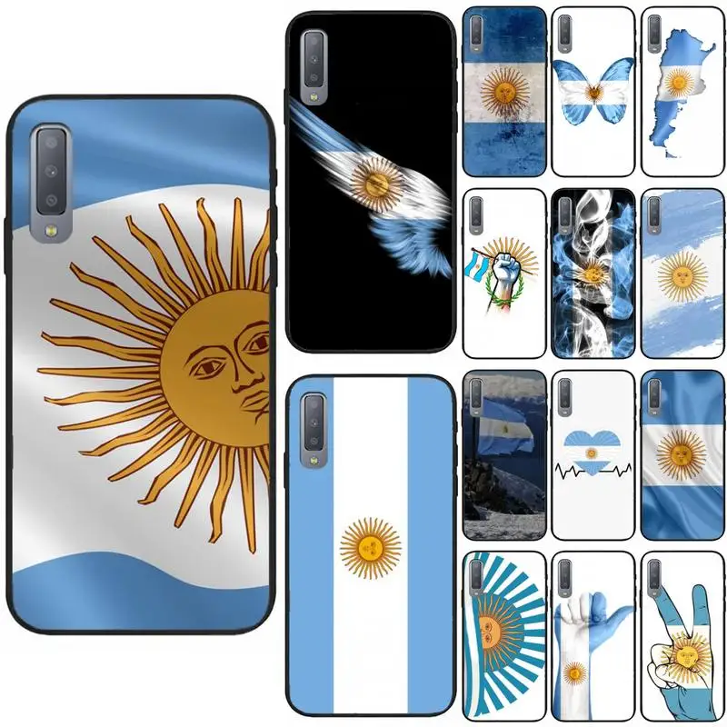 

XWYING Flag of Argentina Phone Case For Samsung Galaxy A20 32 51 71 80 91