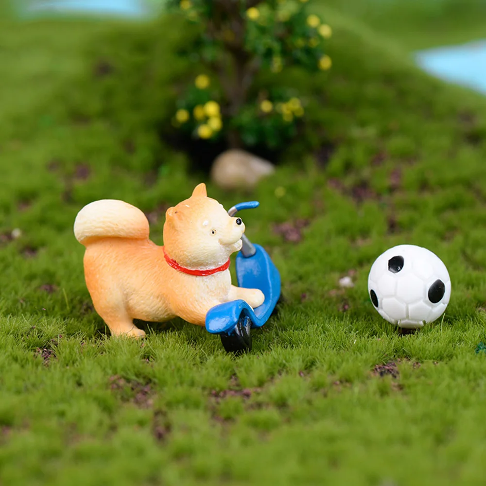 1 шт. миниатюрная статуя собаки аксессуары для украшения дома сада тип