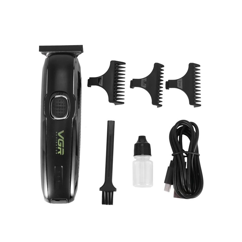 

Vgr V-020 Wireless Rechargeable Shaver Hair Trimmer Beard Car Trimer for Men Usb Electric Stubble Edge Razor Cutter Hair Cutting