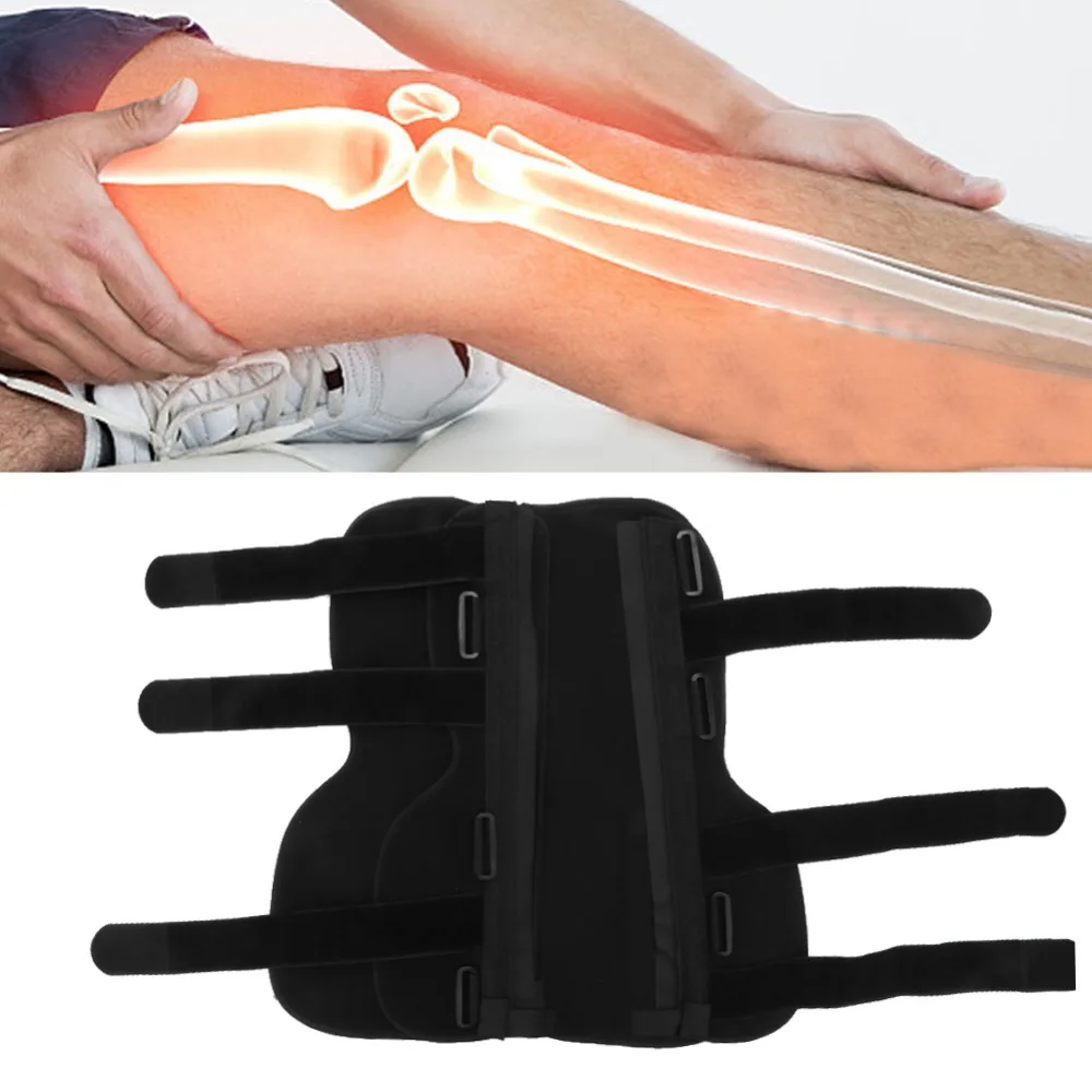

20 inch Knee Brace Support Pad Patella Knee Fixing Orthopedic Leg Posture Corrector Fractures Splint Guard Protect For Arthritis