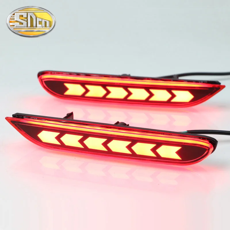 SNCN 2PCS Multi-function LED Reflector Lamp Rear Fog Bumper Light Brake For Infiniti Q30 Q60 QX30 QX80 JX QX | Автомобили и