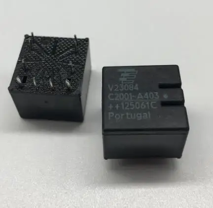

10 шт./лот 100% оригинальное новое автомобильное реле V23084-C2001-A303 V23084 C2001 A303 10PIN 30A 12VDC