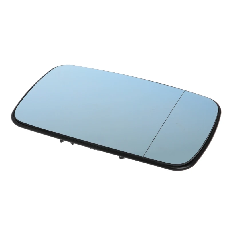 

New Blue Rearview Mirror Glass Left Right Co-pilot Side Heatable Lens For BMW 3Series E46