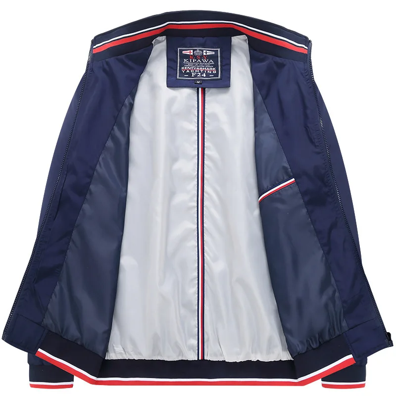 

2020 Fashion Hot New Shark Brand Business Casual Zipper Male Outwear Autumn Winter Long Sleeve Coat Warm Mens Jacket Size M-4XL