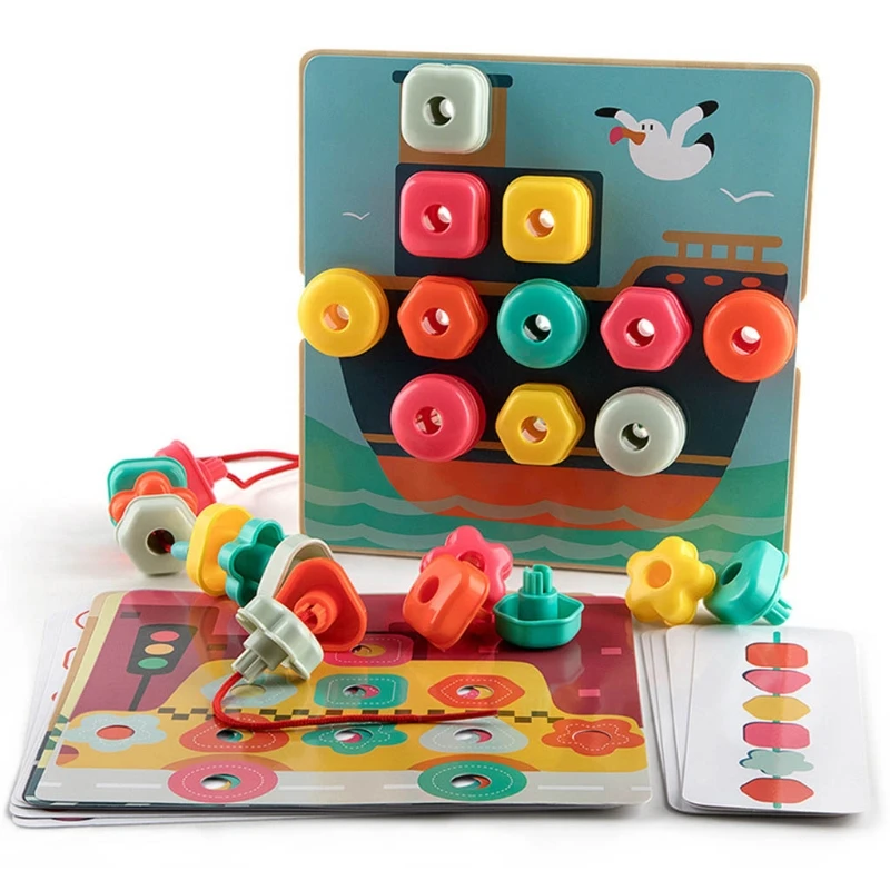 

Mini Portable Wooden Blocks Play Toys Multicolor Optional Table Games Best Gift