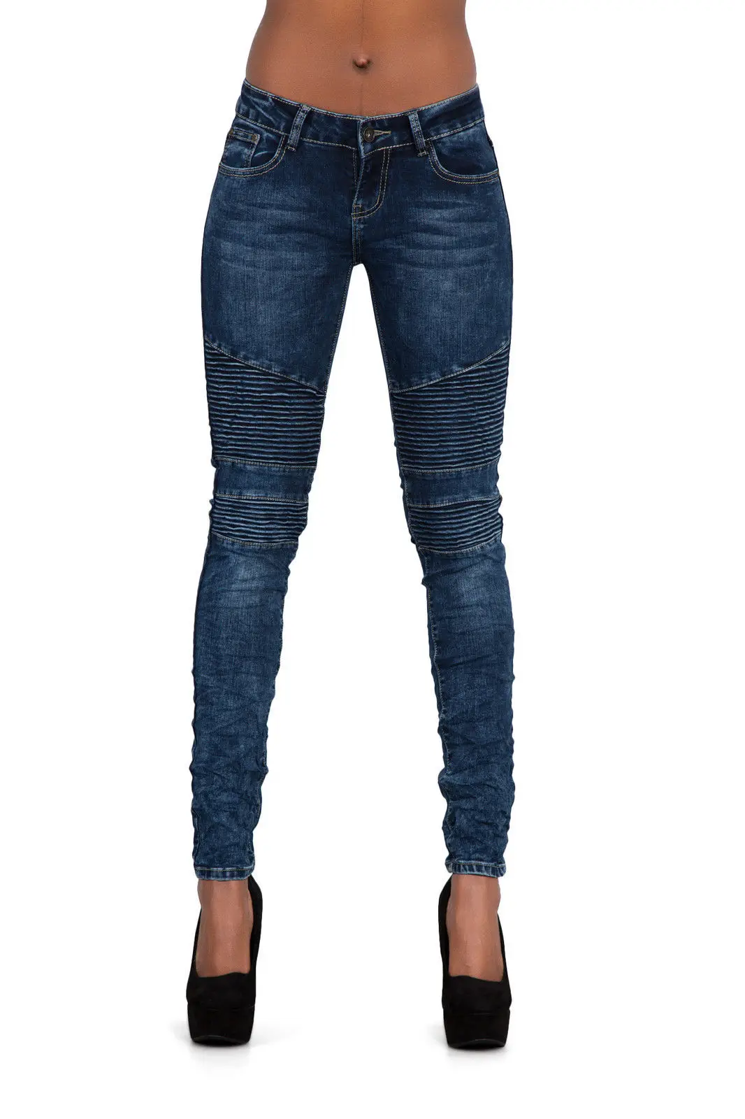 

Classic Jeans for Women Mid-waist Fashion Tight Skinny Hip Lifting Solid Color Pencil Pants Female Casual Streetwear for Autumn