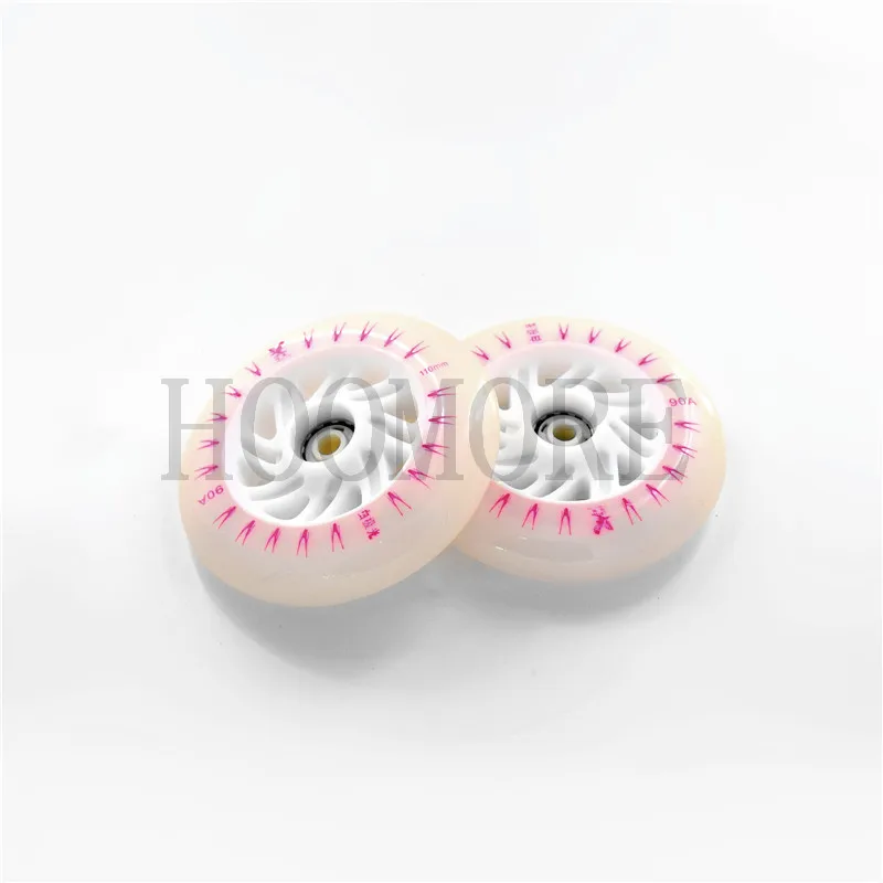 110 мм светодиодный скоростные колеса для роликовых коньков белые синие зеленые